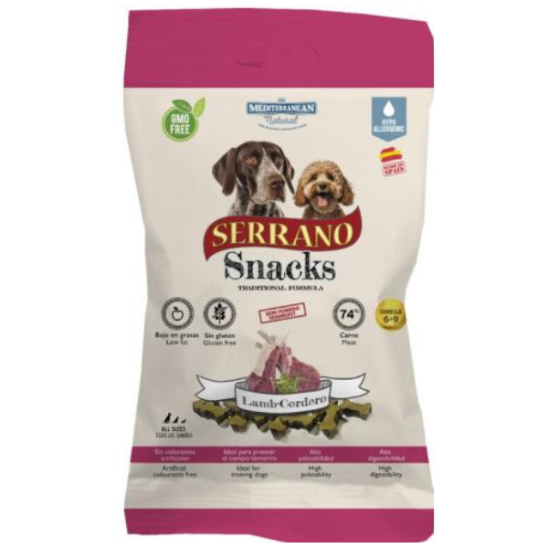 Serrano mini snacks cordero, Snacks para Perros