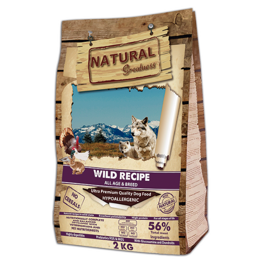 Natural Greatness Wild.  Pienso natural para perros.