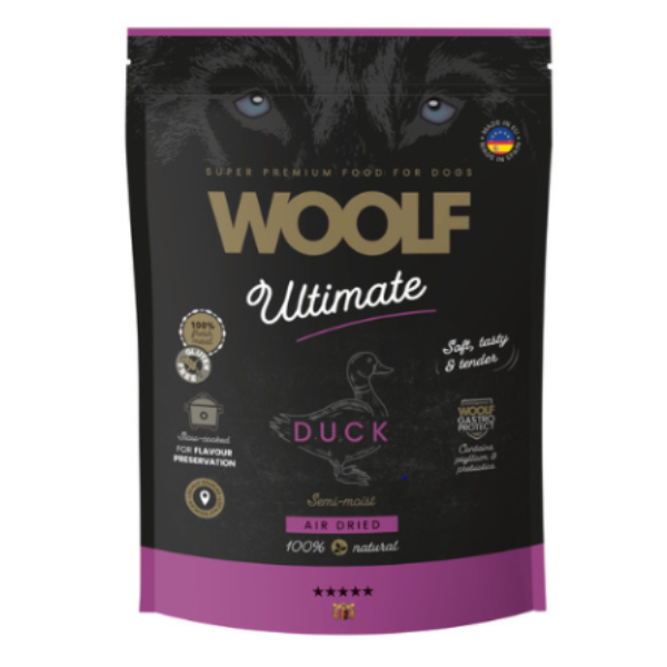 Woolf Pato, Pienso Semihúmedo Naturales para Perros, Pienso para Perros