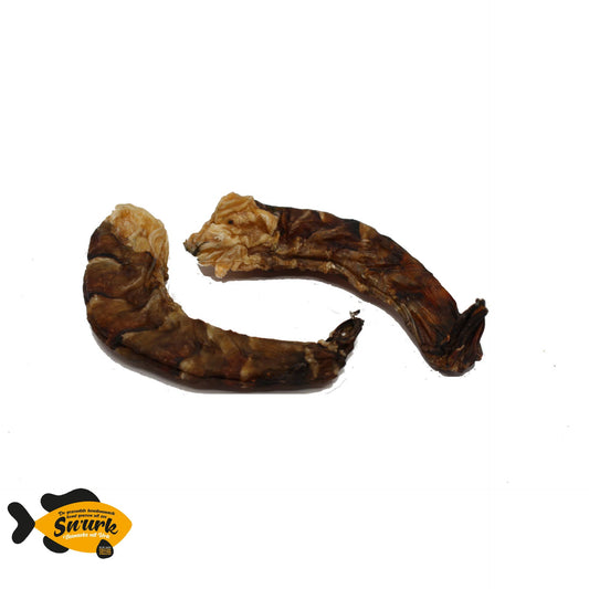 Gambas grandes deshidratadas. Snacks naturales para perro y gato.