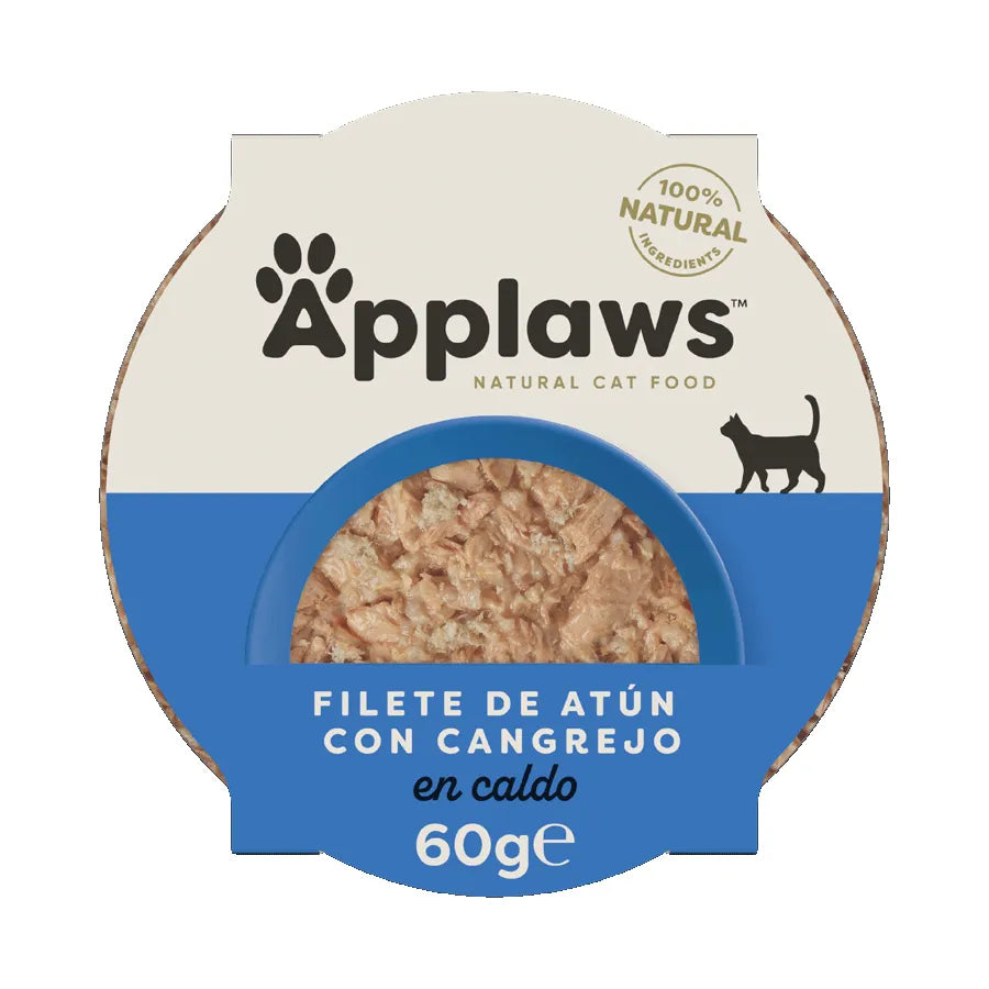 APPLAWS Gato Sobre Pollo con Cangrejo, Comida para gatos