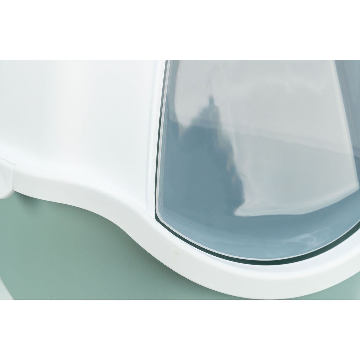 Bandeja Higiénica cubierta con abertura frontal -Arenero gatos cubierto.