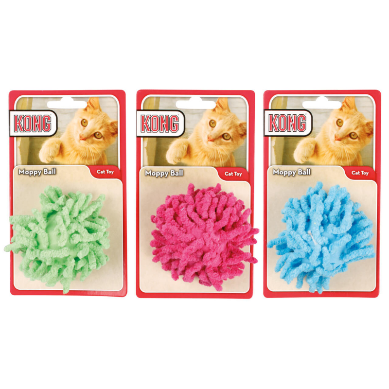 Kong Active Moppy Ball, Juguetes para gatos