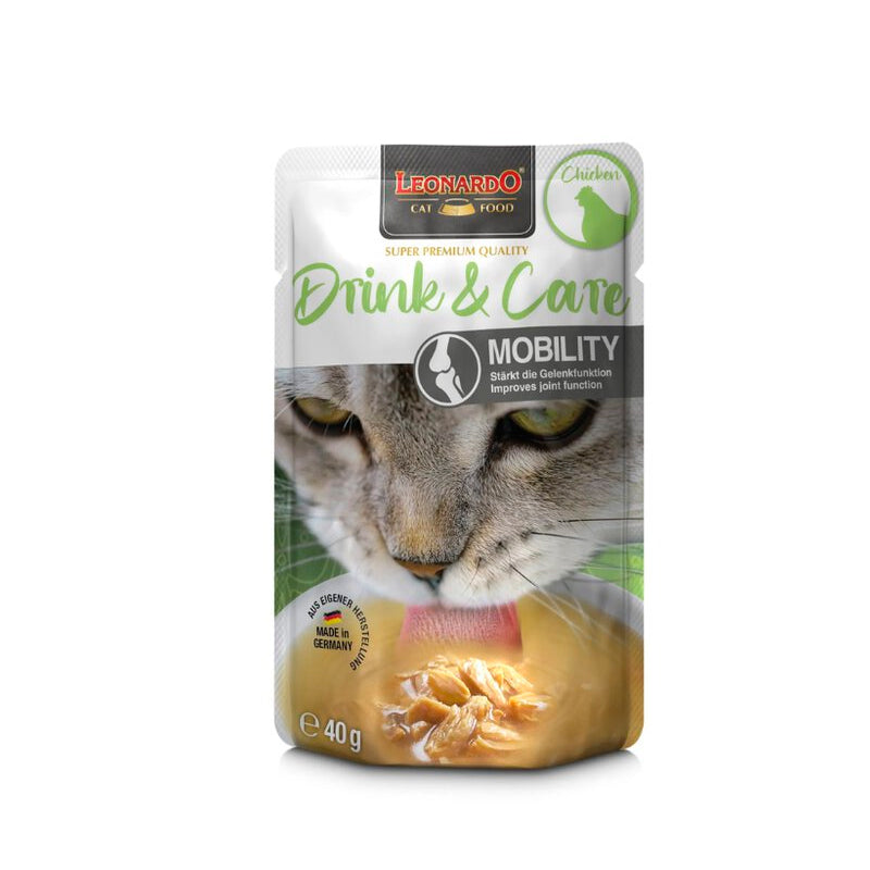 Leonardo Drink Mobility con Pollo. Caldos para gatos.