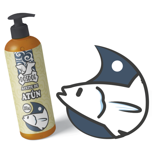 Aceite Atún DosDog. Suplemento natural para perros y gato.