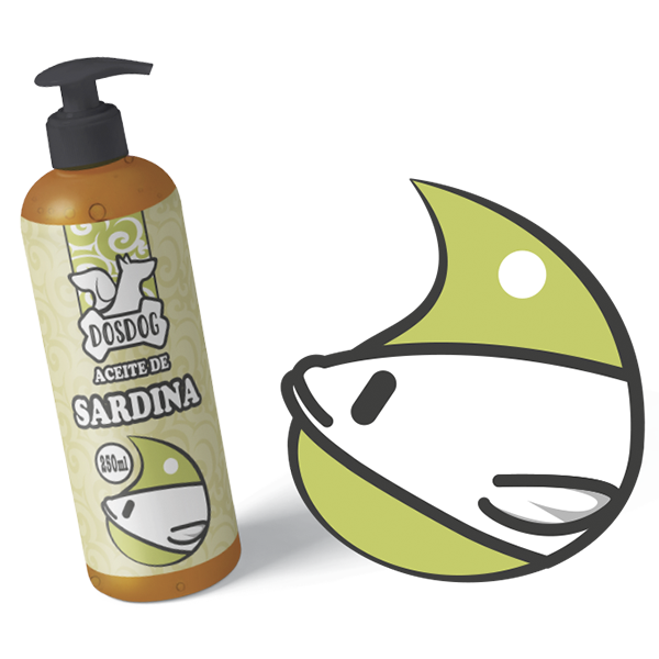 Aceite Sardina DosDog. Suplemento natural para perros y gato.
