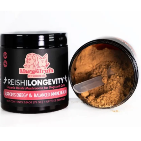 Reishi Longevity, Suplementos naturales para perros.