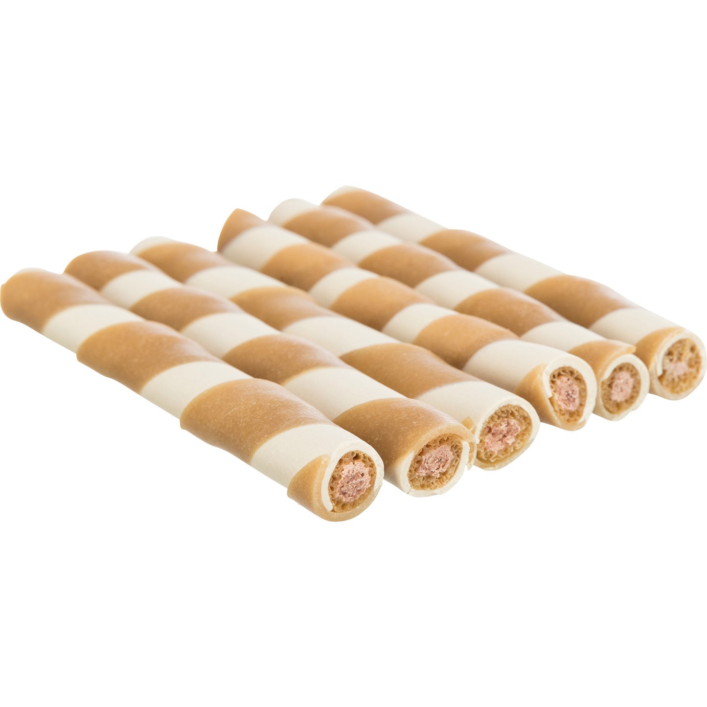 Rollito relleno de pollo. Premios Naturales para Perros