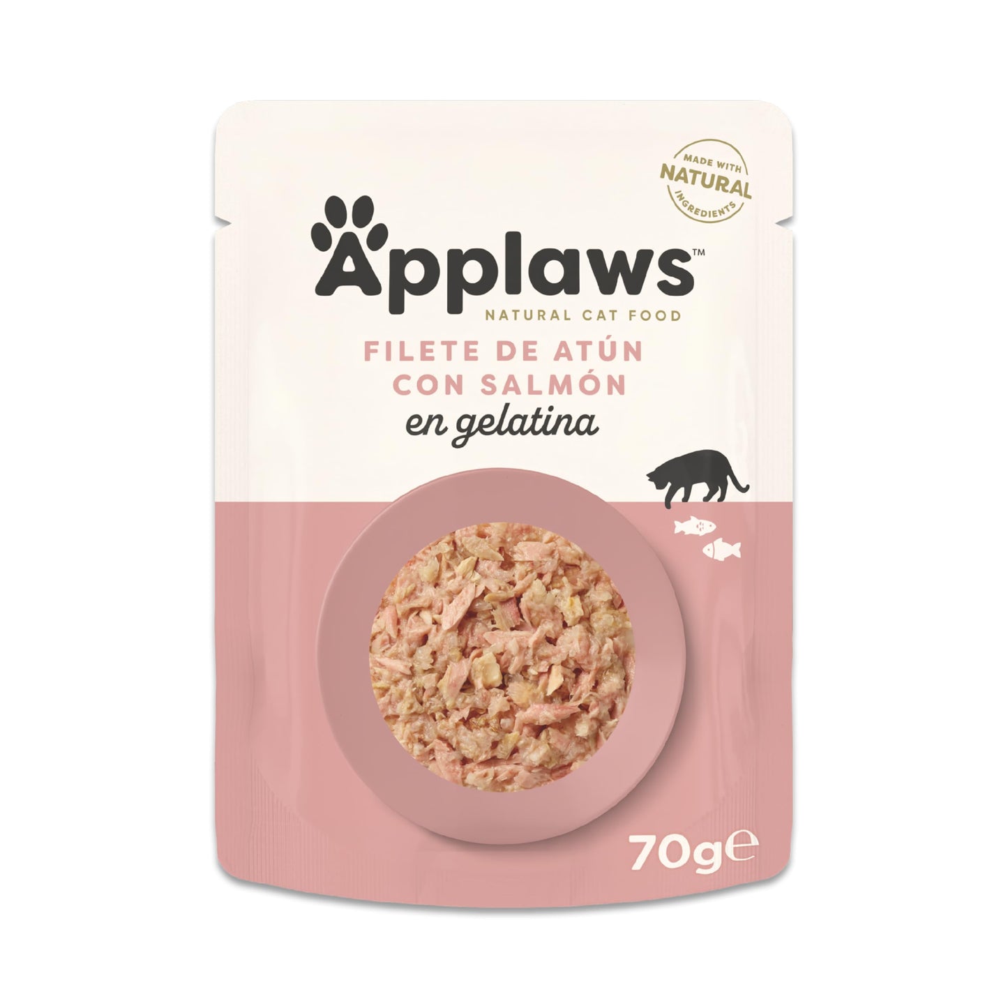 APPLAWS Gato Sobre Atun y Salmon, Comida para gatos