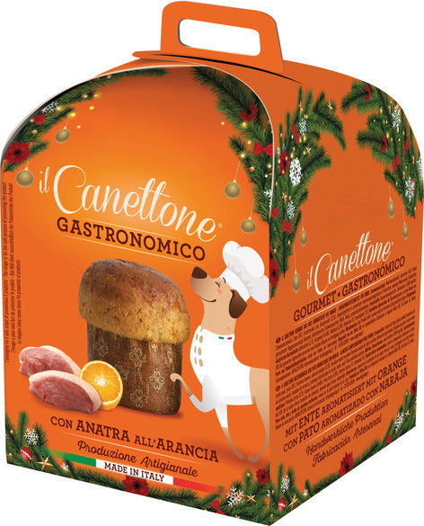 Canettone Jamón de Pato. Premios Navideños para Perros