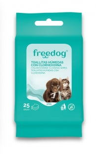 Freedog Toallitas Clorhexidina, Toallitas para Mascotas