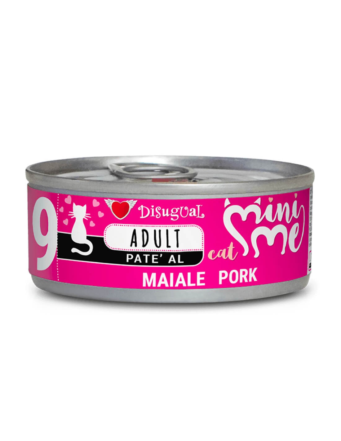 Disugual Mini Me - Lata de Cerdo Gatos, Comida para Gatos