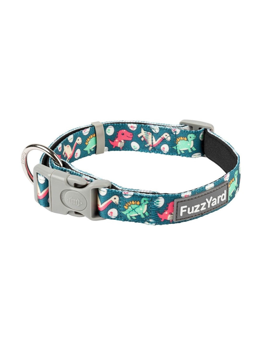 FuzzYard Neoprene Collar - Dinosaur Land