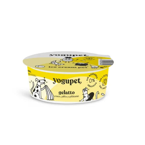 Yogupet Helado Coco, Piña y Plátano – Perros y Gatos