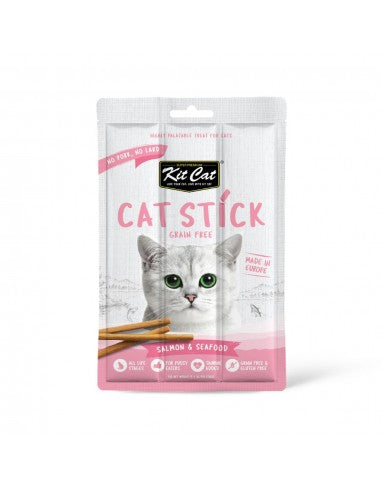 Kit Cat Cat Stick - Salmon & Seafood Snacks Gato