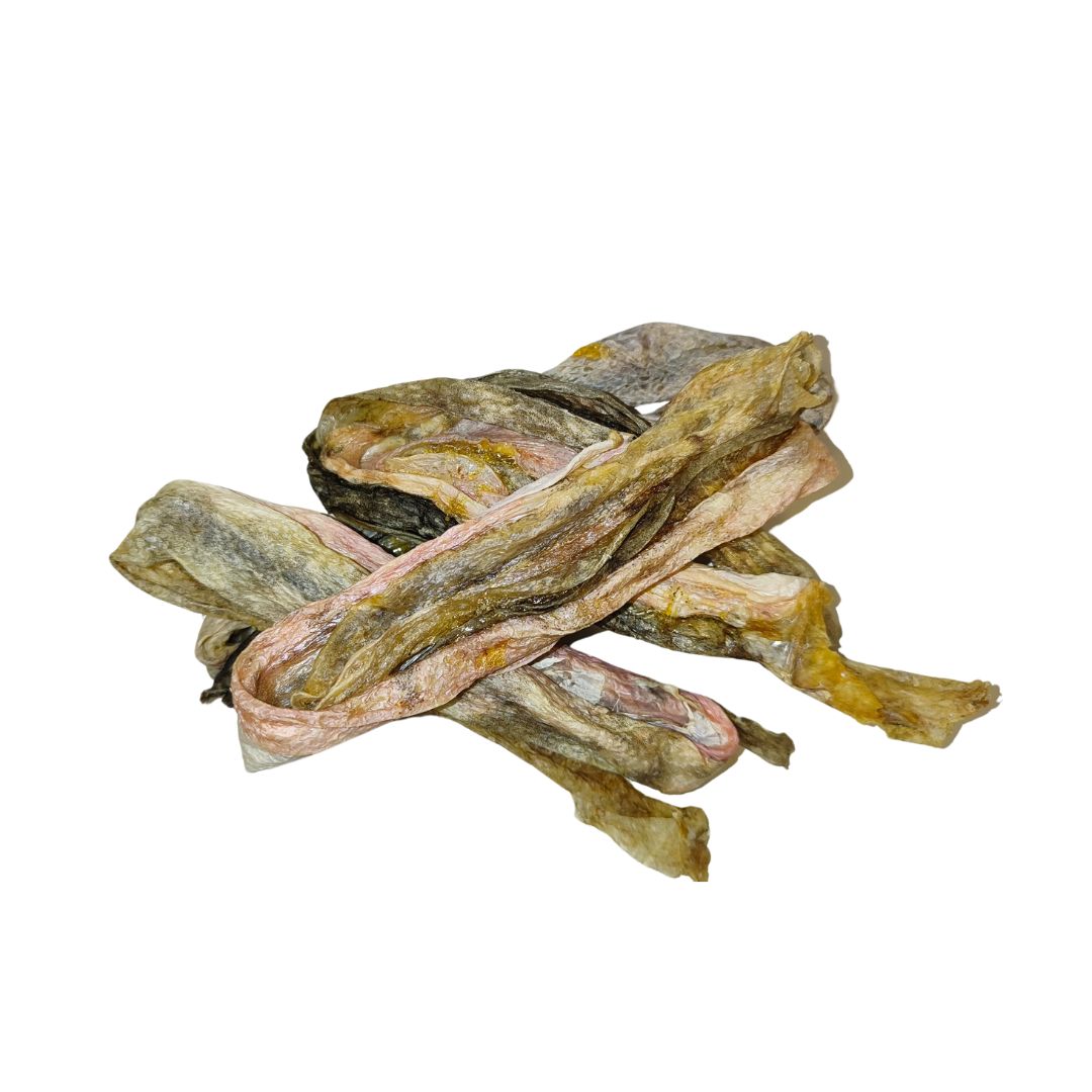 Piel de rosada. Snack pescado. Snack natural para Perros y Gatos