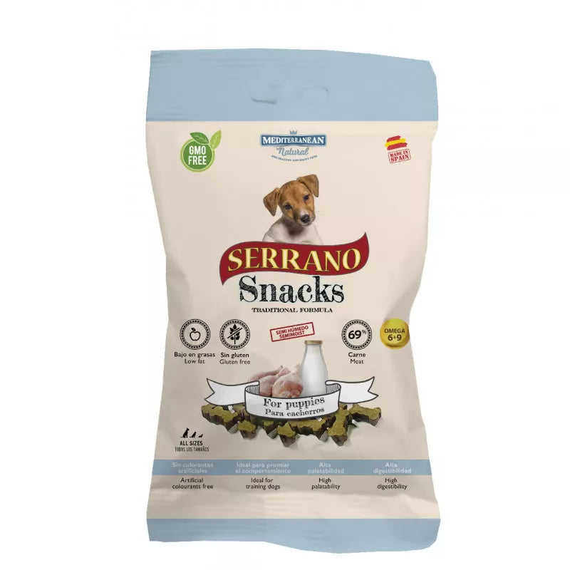 Serrano mini cachorro, Snacks para Perros, cachorro y junior.
