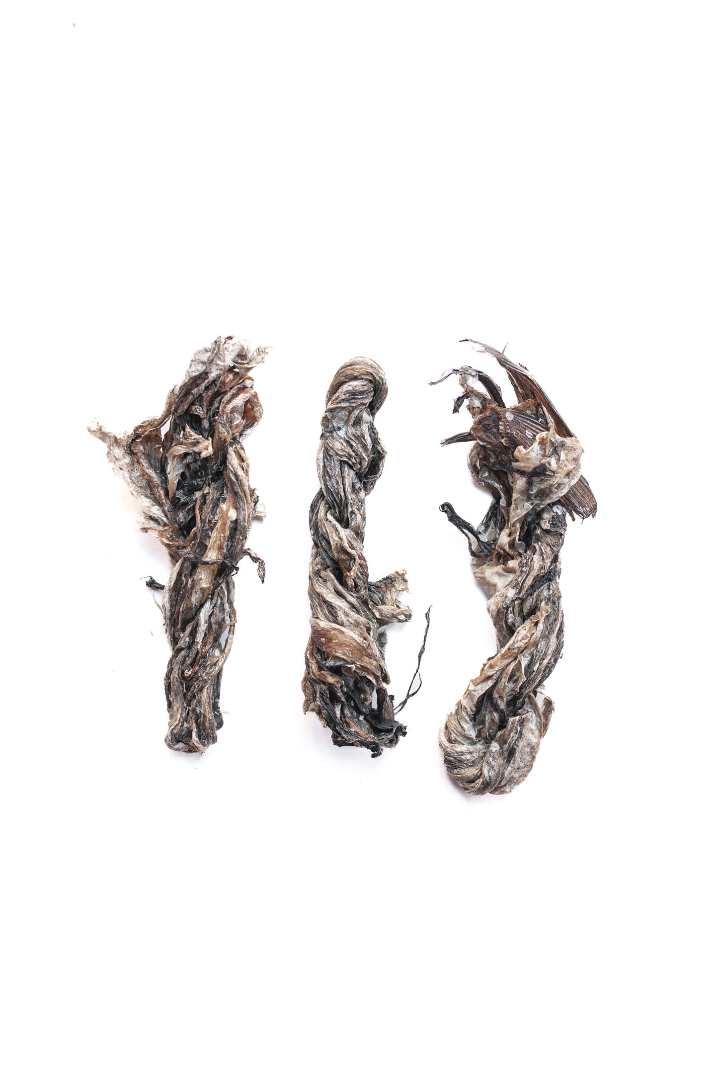 Trenzas piel de bacalao.Snack pescado. Snack natural para Perros y Gatos