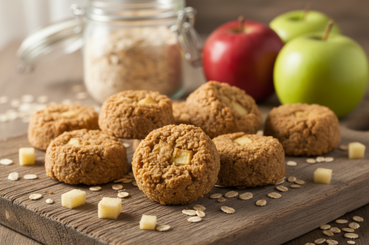 Bocaditos de manzana y avena