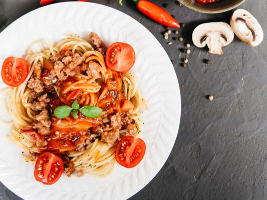 Recetas light. Pasta con ternera.