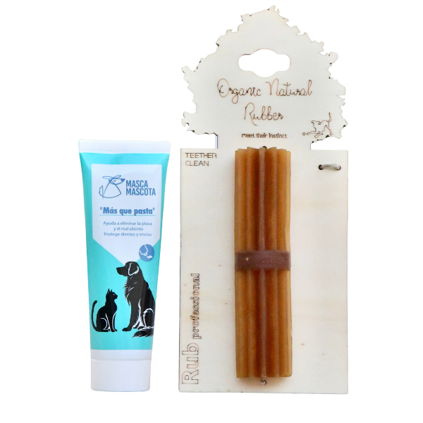 Pack dental Natural Pasta Dental Natural para Perros y Gatos “Más que Pasta” – Stangest Cantabria Labs