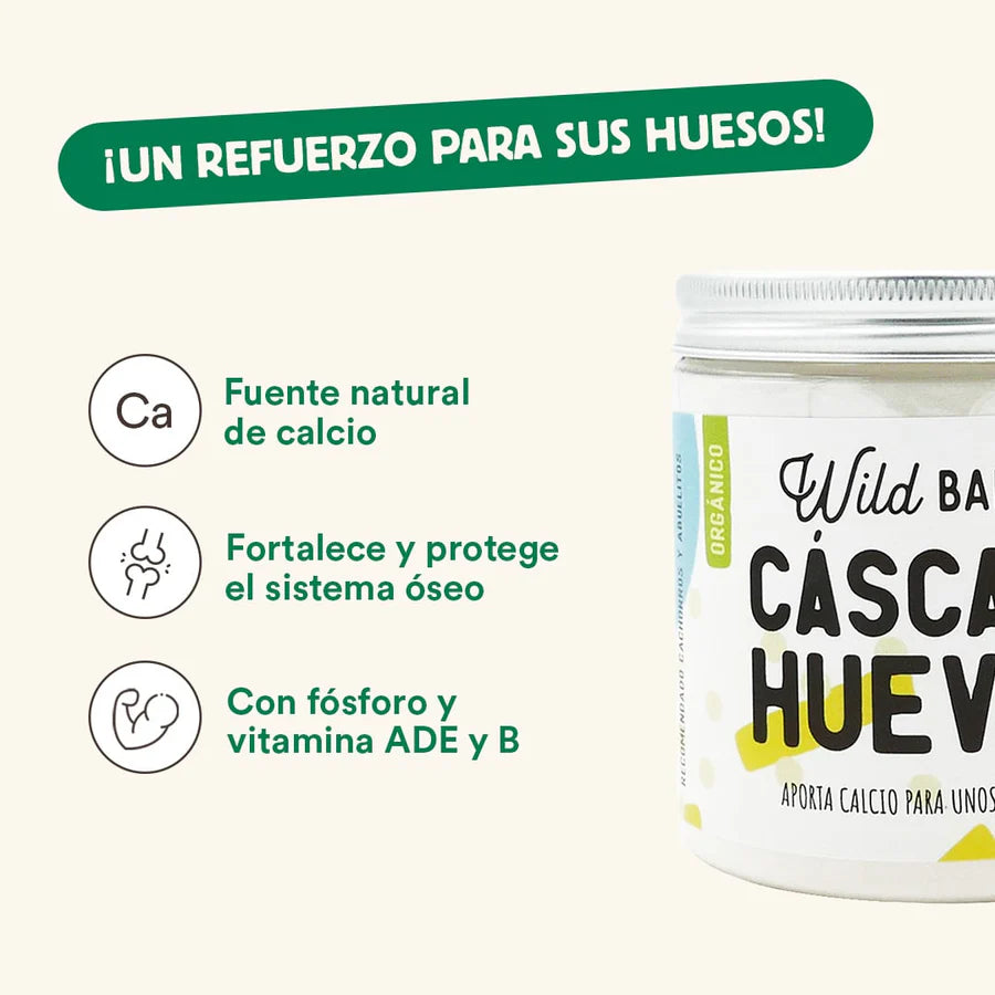 Wild Balance Cáscara de huevo, Suplementos naturales para perros y gatos