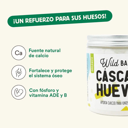 Wild Balance Cáscara de huevo, Suplementos naturales para perros y gatos