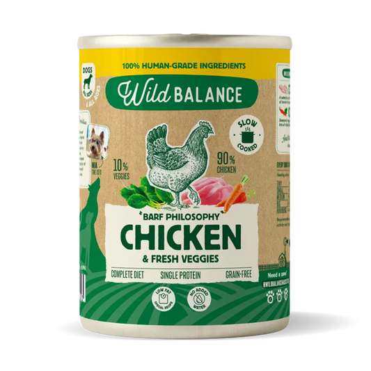 Wild Balance Pollo Comida Humeda Cocinada Perro Filosofia BARF
