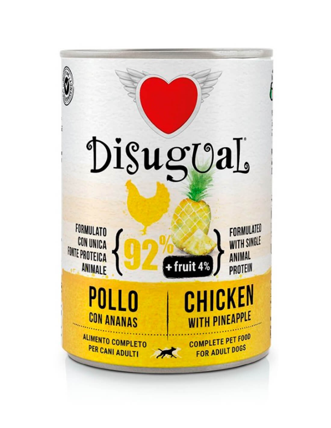 Disugual Pollo y Piña, Comida para Perros