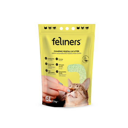 Sustrato Feliners Soja - Arenas para gato naturales 6L