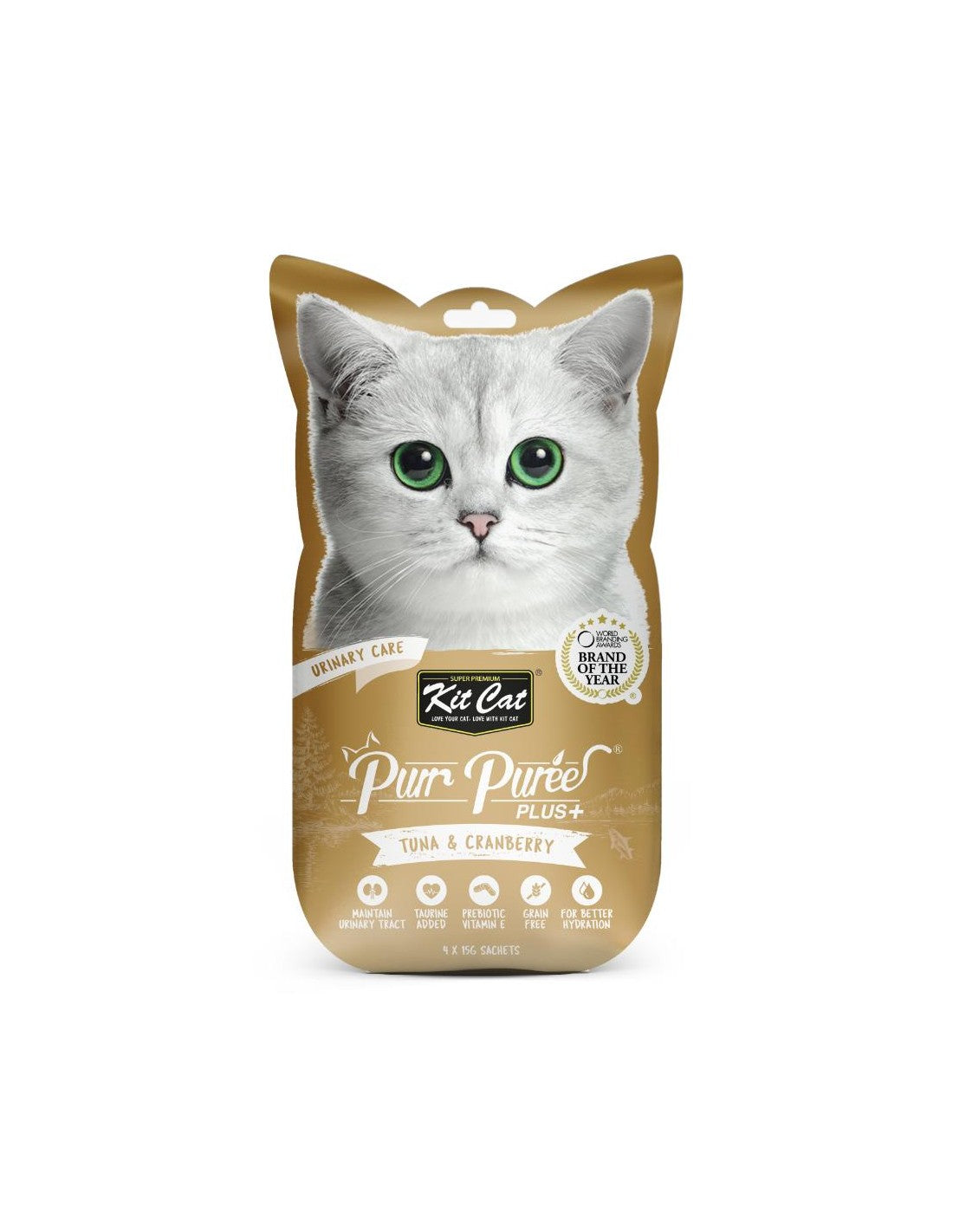 🎁 Kit Cat PurrPureePLUS - Atun Urinary Care Snacks Gato (100% off)