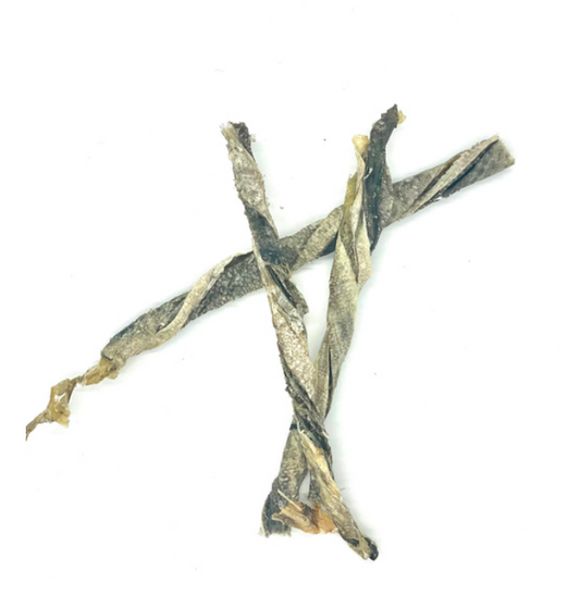 Roll piel Bacalao, Snacks Naturales para Perros, Premios para Perros