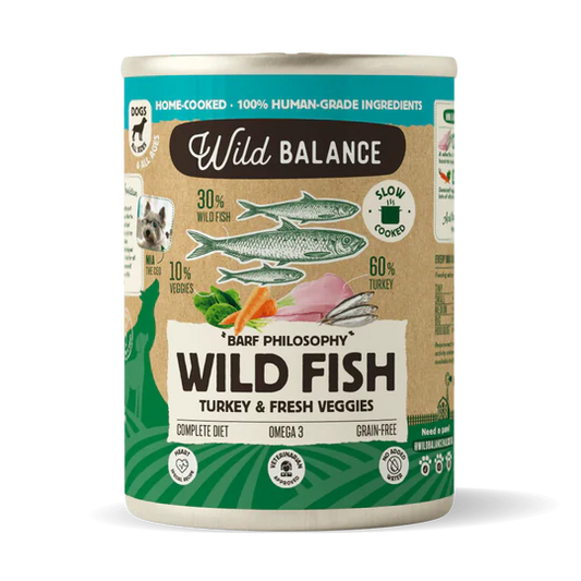 Wild Balance Pescado Comida Humeda Cocinada Perro Filosofia BARF