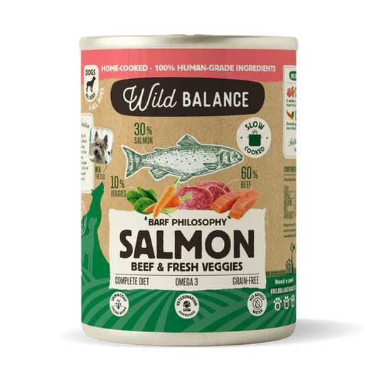 Wild Balance Salmon Comida Humeda Cocinada Perro Filosofia BARF
